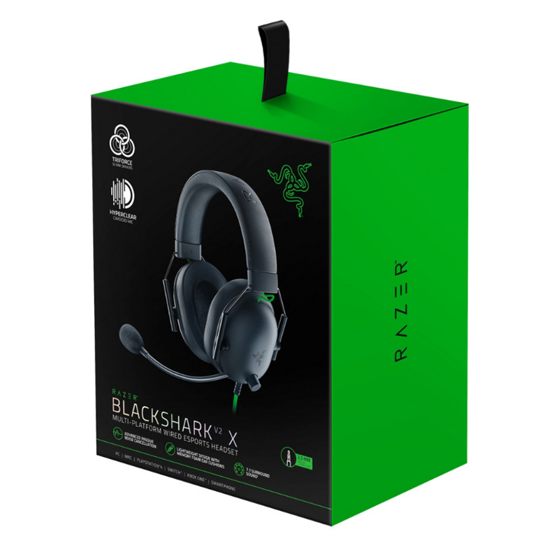 هدست گیمینگ ریزر مدل Blackshark V2 X