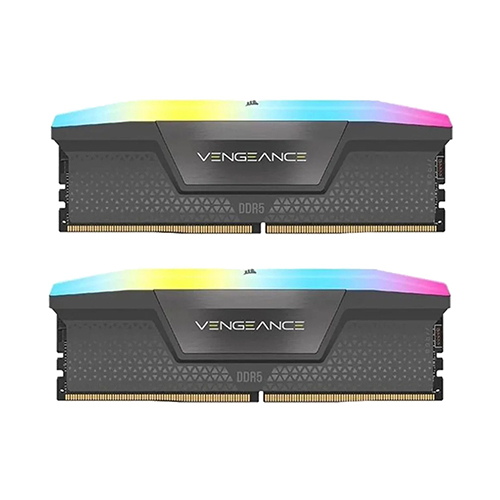 رم DDR5 کورسیر 64 گیگابایت مدل VENGEANCE RGB AMD EXPO 6000Mhz CL40 دو کاناله